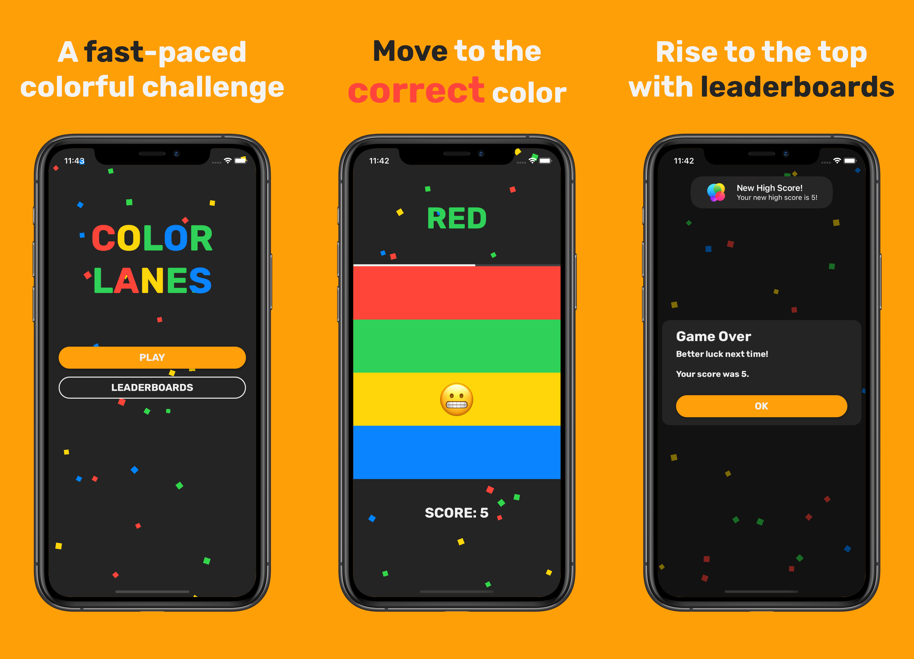 Color Lanes app store images